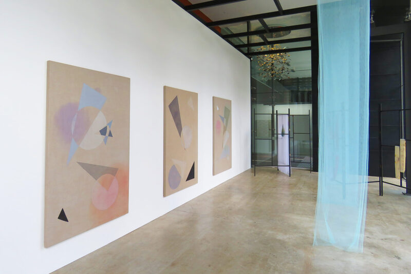Installation view, (after) parts of a body house