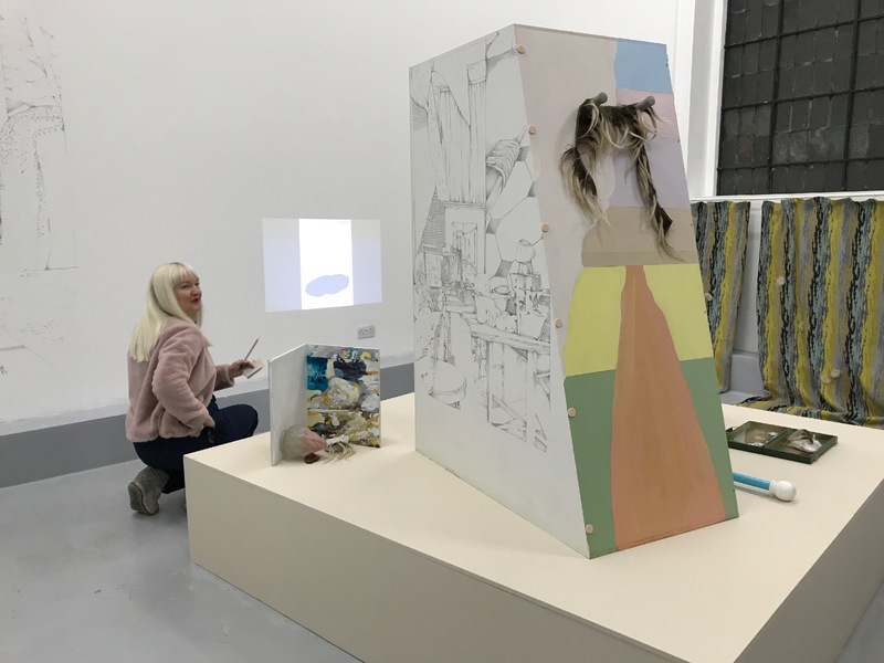 Installation image, Purity Danger, Dirty Re-arranger at Lewisham Arthouse (Dec 2019)