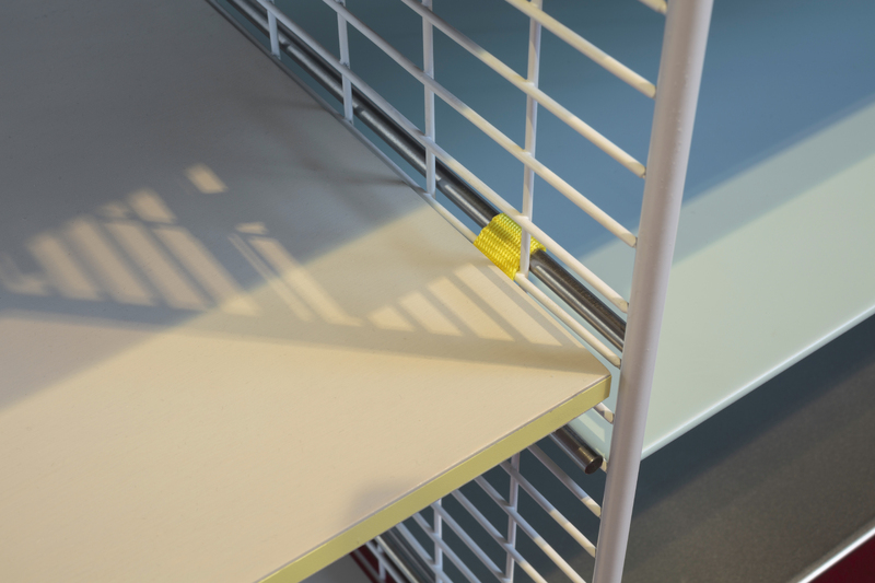 Ama shelving (detail) for Design Exhibition Scotland, photograph by Ruth Clark