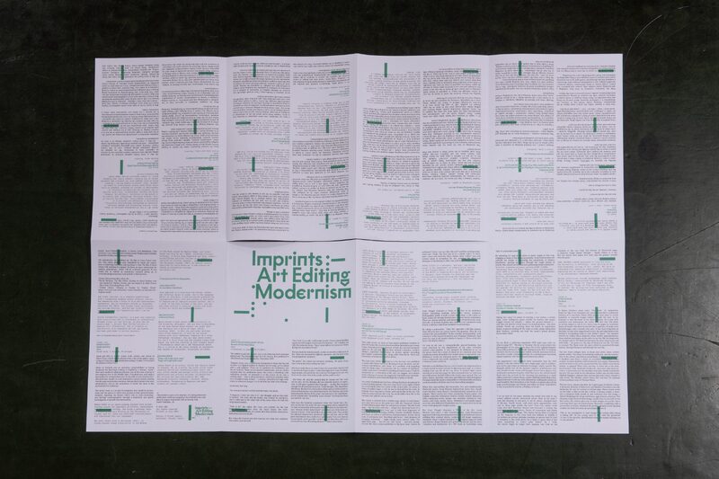 Imprints of the New Modernist Editing Publication