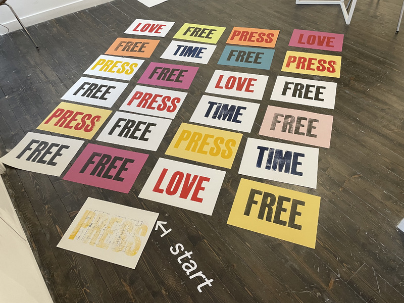 Collaborative Letterpress Printing: Knowledge Exchange Workshop @ Another world is possible:
Aberdeen People’s Press and radical media in the 1970s, The Worm Gallery, Aberdeen