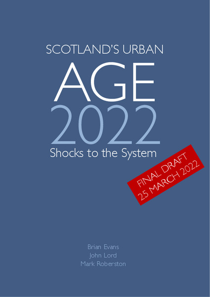 Scotland's Urban AGE 2022: Shocks to the System