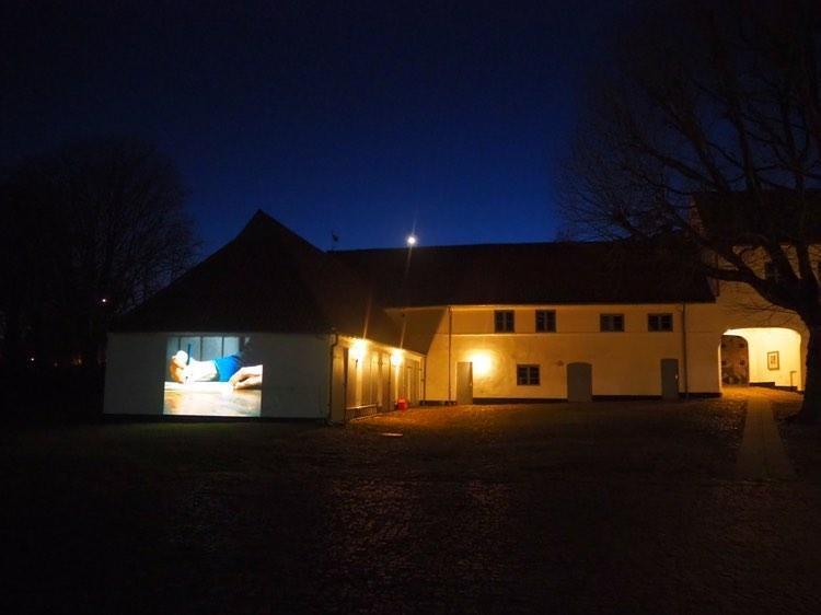 Installation view of projection, Viborg Kunsthal