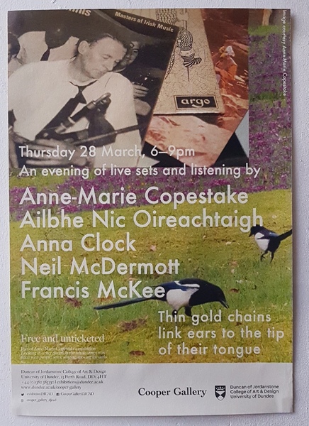 Poster for Thin gold chains link ears to the tip of their tongue