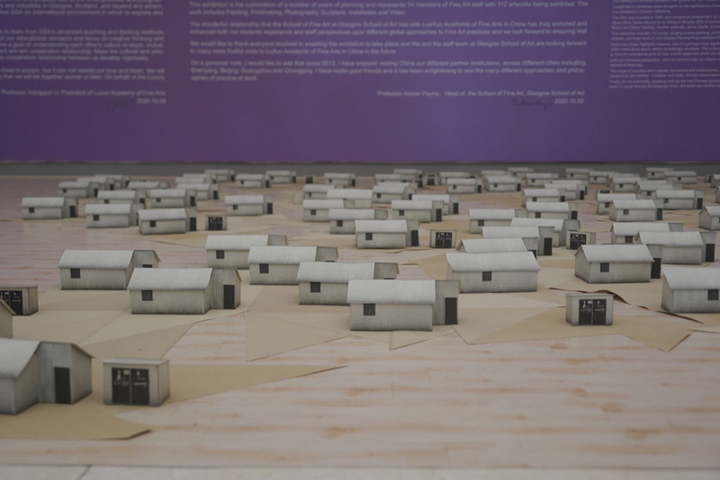 Work shown in "Sharing a View: Contemporary Art from Glasgow"