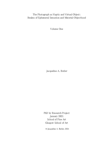 Volume 1