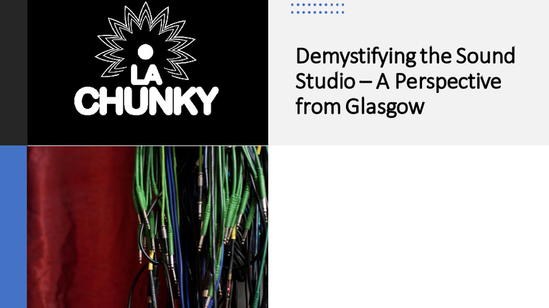Panel Presentation for International Association for the Study of Popular Music - Demystifying the Sound Studio.