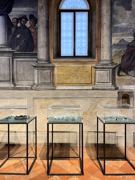 cabinet of work in San Rocco Chapel