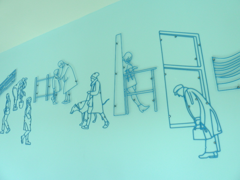 Detail of 'Passers-by'