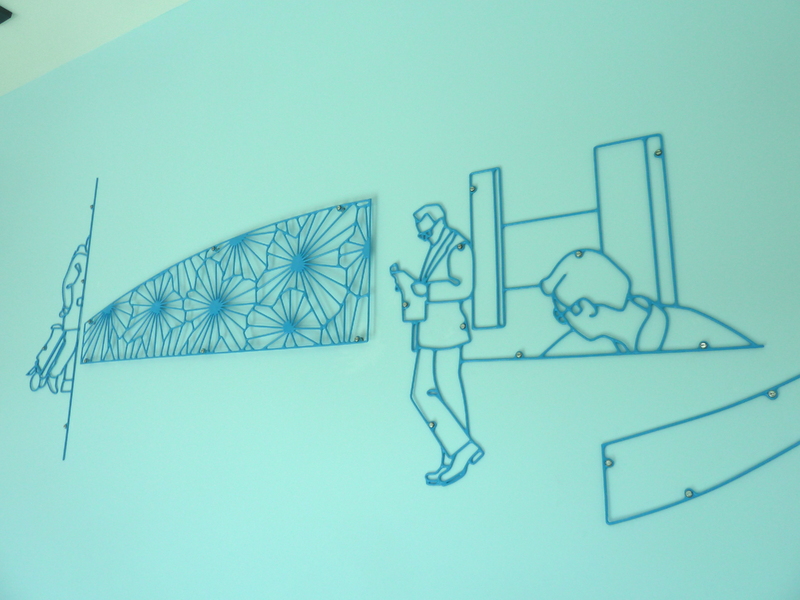 Detail of 'Passers-by'