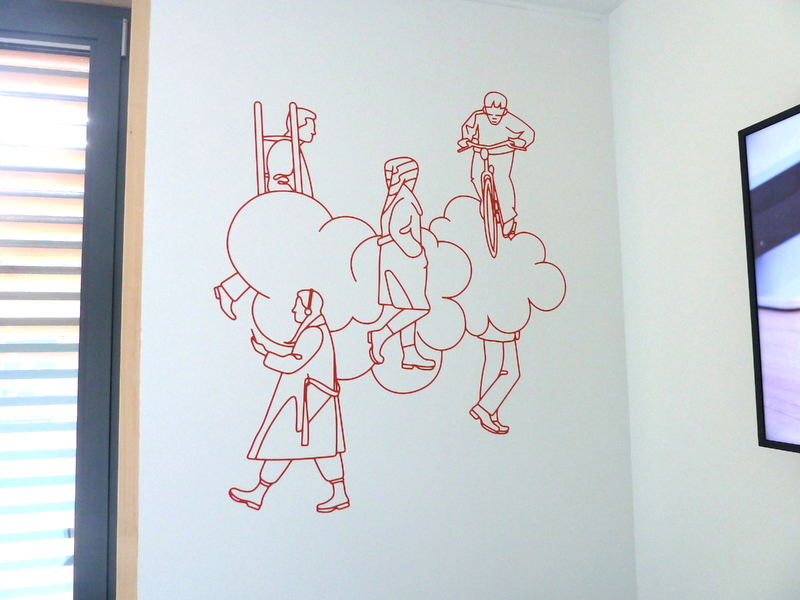 Vinyl piece from 'Passers-by'