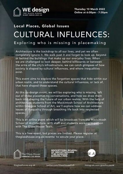Cultural Influences: Exploring who is missing in placemaking?