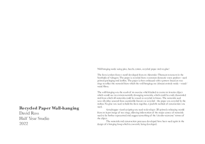 Images and supporting text
