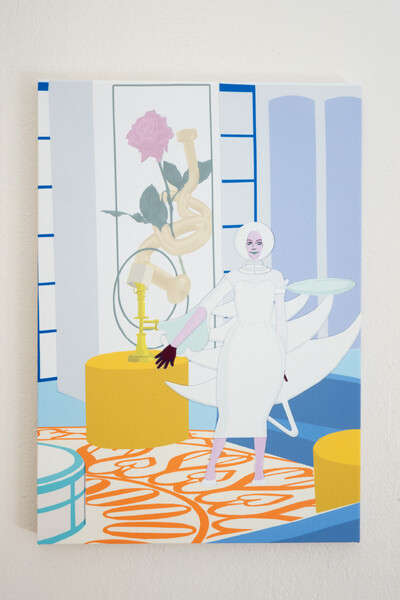 Laurence Figgis, Athener, 2022, dye sublimation print on canvas, 60 x 42 cm, ©Laurence Figgis