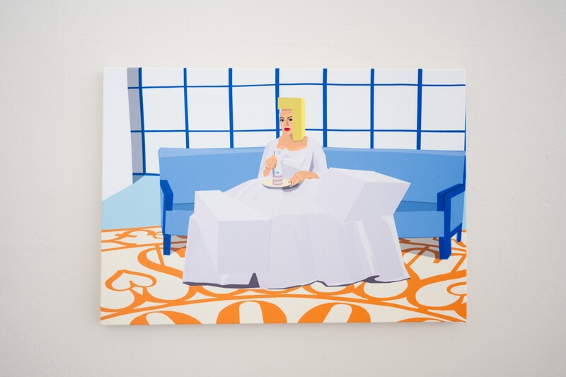 Laurence Figgis, Herer, 2022, dye sublimation print on canvas, 42 x 60 cm, ©Laurence Figgis