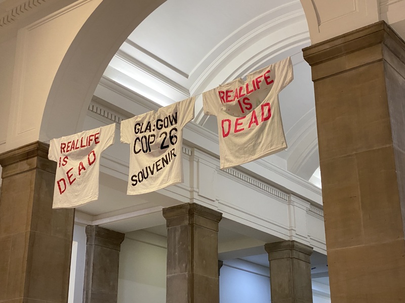 The Real Life Declaration of Arbroath; 1320-2720, "We're Half way There" (plus 2) 2022 

Real Life Cop 26 Souvenir T- Shirt, Real Life is Dead No 1
Real Life Cop 26 Souvenir T- Shirt, Real Life is Dead No 2
Real Life Cop 26 Souvenir T- Shirt, Real Life is Dead No 3