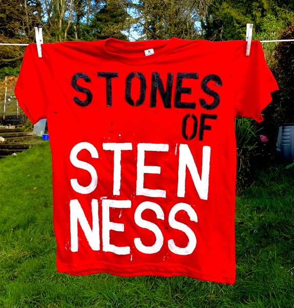 Real Life Orcadian Neolithic Souvenir Tour T-Shirt Painting No. 1 : SKARA BRAE 

Real Life Orcadian Neolithic Souvenir Tour T-Shirt Painting No. 2 : NESS OF BRODGAR

Real Life Orcadian Neolithic Souvenir Tour T-Shirt Painting No. 3 : MAES HOWE

Real Life Orcadian Neolithic Souvenir Tour T-Shirt Painting No. 4 : (STANDING) STONES OF STENNESS

Real Life Orcadian Neolithic Souvenir Tour T-Shirt Painting No. 5 : RING OF BRODGAR

Real Life Orcadian Neolithic Souvenir Tour T-Shirt Painting No. 6 : THE DWARFIE STANE (HOY)