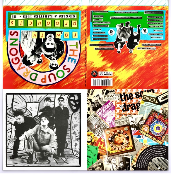 The Soup Dragons
Raw TV Products, Singles and Rarities 1985-88 (LNFG)

The Soup Dragons – John Peel session 24​.​02​.​86 (Precious)
The Soup Dragons – John Peel session 06​.​01​.​87 (Precious)
The Soup Dragons – Janice Long session 01​.​09​.​86 (Precious)
The Soup Dragons – Janice Long session 30​.​06​.​87 (Precious)