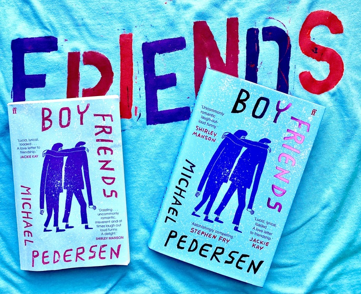 Boy Friends T-Shirt Paintings for Michael Pederson