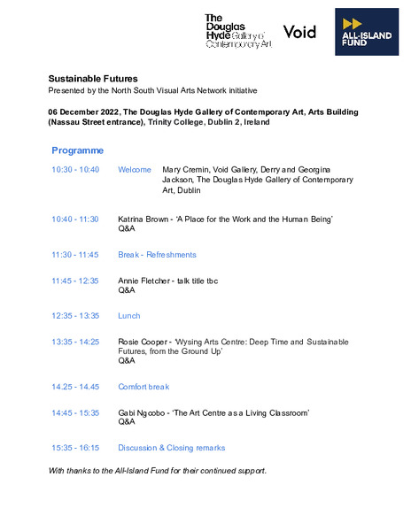 Conference programme