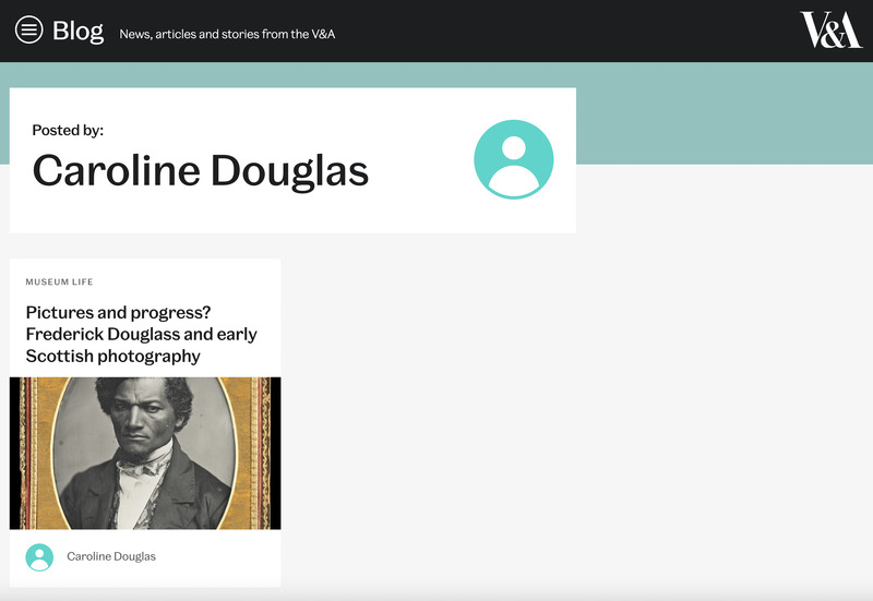 Pictures and progress? Frederick Douglass and early Scottish photography