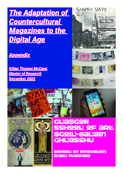 The Adaptation of Countercultural Magazines to the Digital Age
