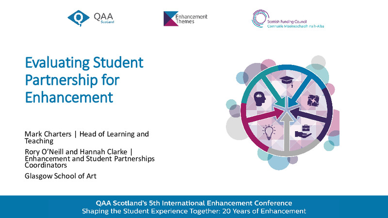 Evaluating Student Partnership for Enhancement