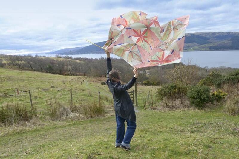 ‘Double Flower Performance Outtake’, Louise Hopkins, 2023, Archival Digital Print (photography, Alan Dimmick)