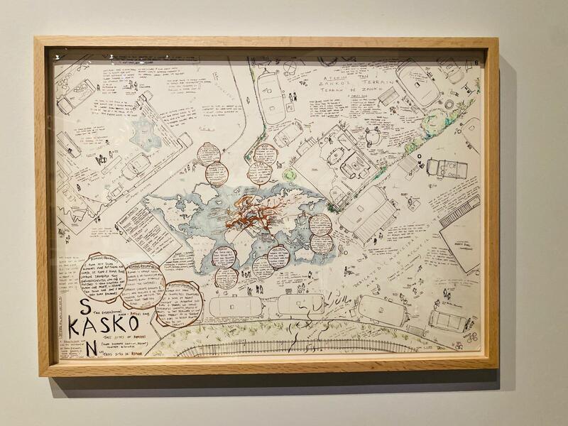 Image of Kasko San, an artwork made for the exhibition.