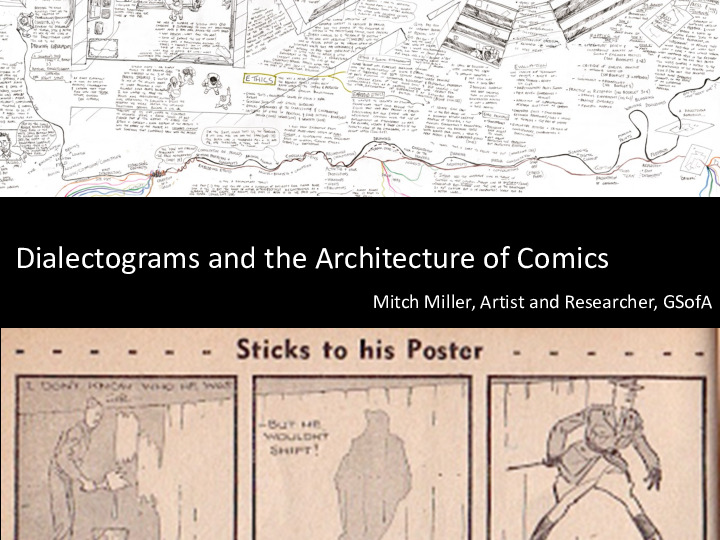 Dialectograms and the Architecture of Comics