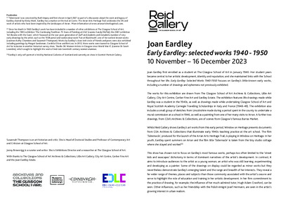 Early Eardley: Selected Works 1940-1950
