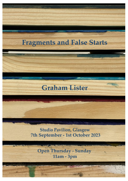 Fragments and False Starts: In Conversation - Studio Pavilion at House for an Art Lover, Glasgow