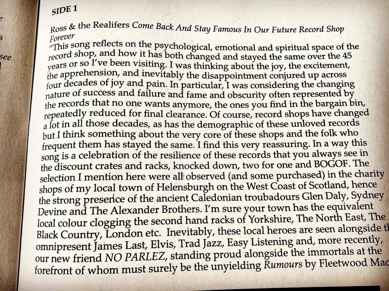 An LP Zero
2 x Songs released on art compilation album inspired by Paul Young's No Parlez Album. Compiled and published by Alan Dunn (Leeds Beckett University), songs written, recorded, performed by Sinclair