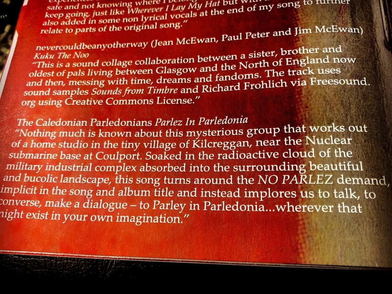 An LP Zero
2 x Songs released on art compilation album inspired by Paul Young's No Parlez Album. Compiled and published by Alan Dunn (Leeds Beckett University), songs written, recorded, performed by Sinclair