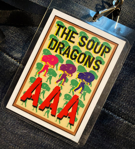 Tour Merchandise 2023, a range of merchandise designed, produced and sold on The Soup Dragons 2023 reunion tour