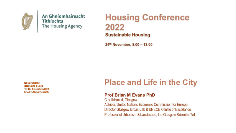 Place and Life in the City: The experience of Glasgow
