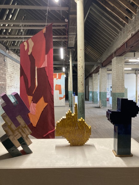 Lilah Fowler works, Intimate Data exhibition, June 2023
