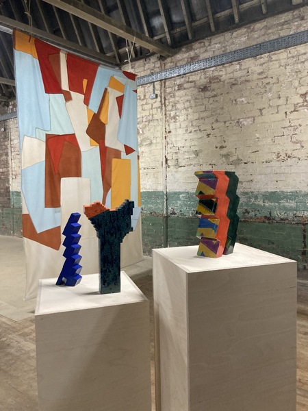 Lilah Fowler works, Intimate Data exhibition, June 2023