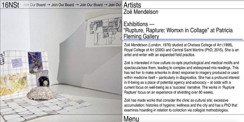 Screenshot from Patricia Fleming website