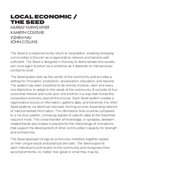 Regenerative Futures: From Global to Local Development in 2032