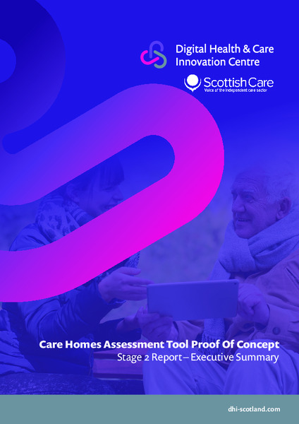 Care Homes Assessment Tool Proof of Concept : Stage 2 Report - Executive Summary