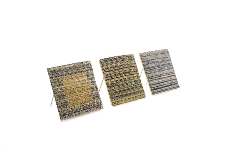 Brooch series - 2023 - Titanium, 18ct gold and silver - 43 x 43 x 7 mm - Photography by Graham Clark