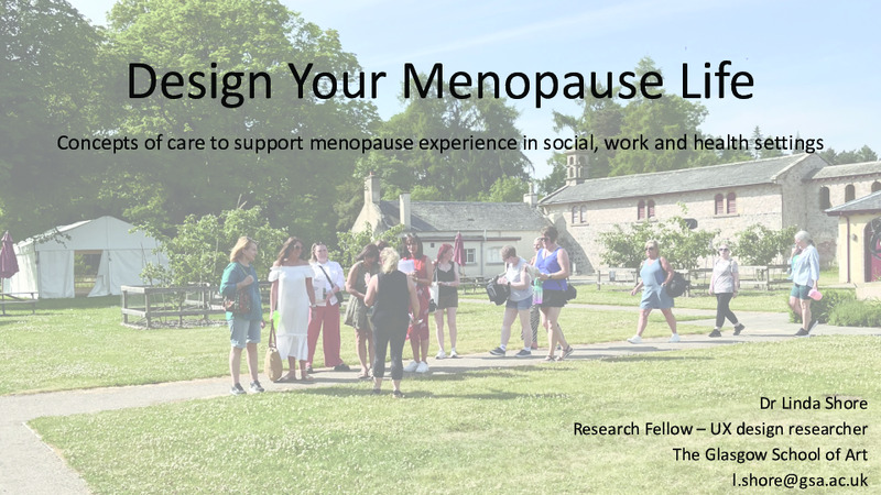 Design Your Menopause Life - Concepts of care for social, work and health settings