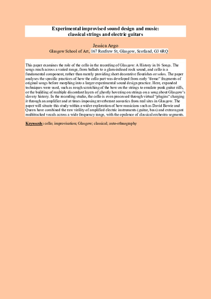 Text of presentation