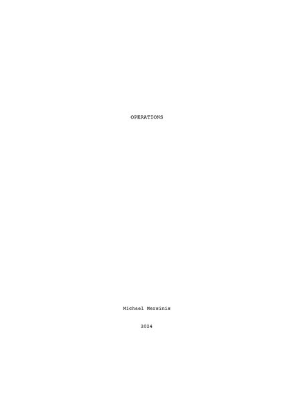 Operations