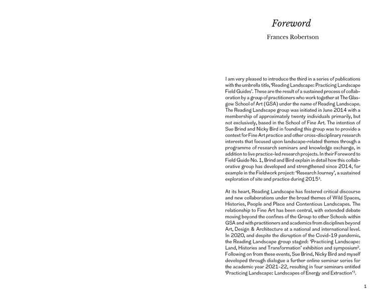 Practicing Landscape Field Guide No. 3: Landscapes of Energy and Extraction: Material Agency and Meaning