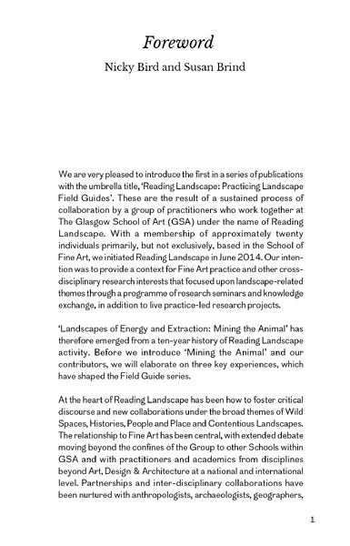 Practicing Landscape Field Guide No. 1: Landscapes of Energy and Extraction: Mining the Animal