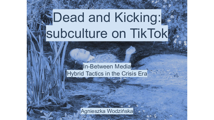 Dead and kicking: subculture on TikTok