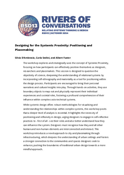 DesigningforSystemicProximity