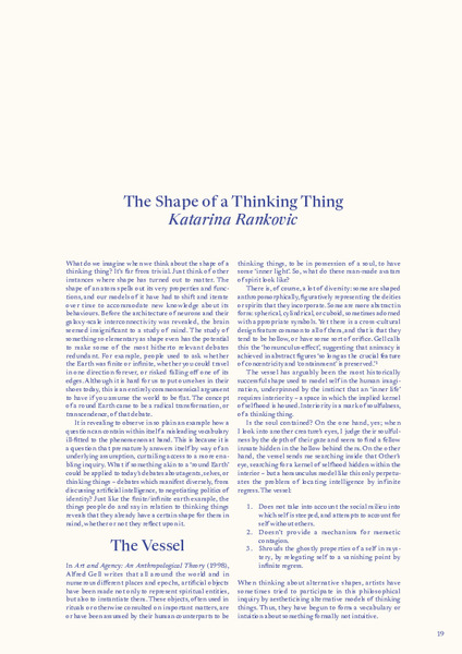 The Shape of a Thinking Thing